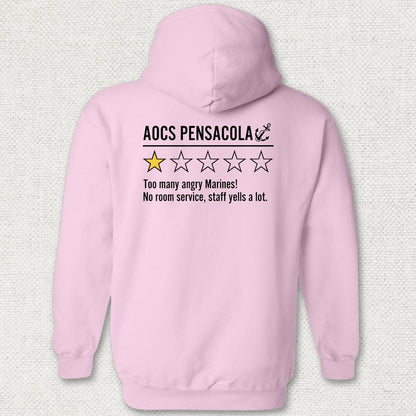 NavyHumor Hoodie Pink / S AOCS Pensacola Review Hoodie