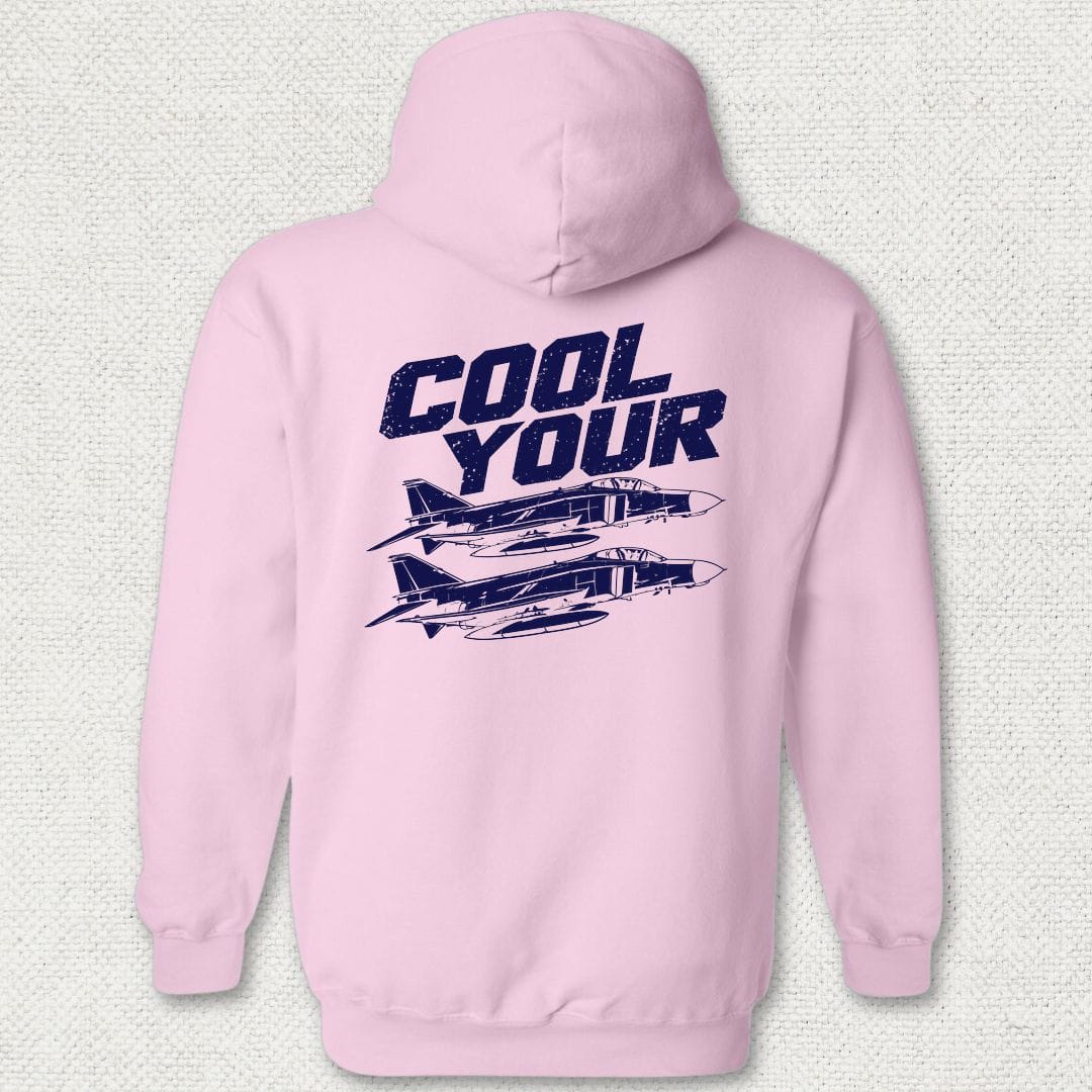 NavyHumor Hoodie Pink / S Cool Your Jets Hoodie