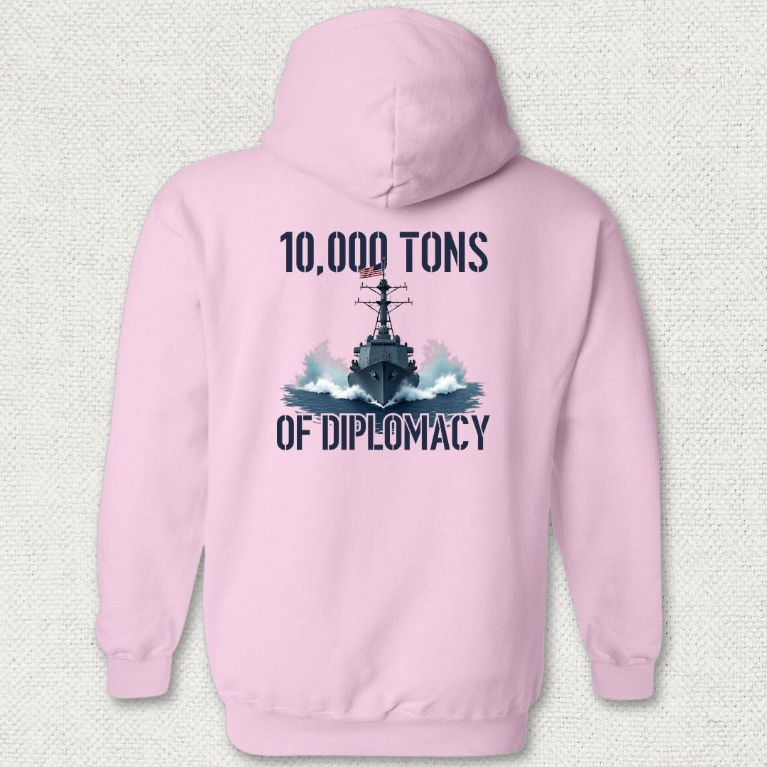 NavyHumor Hoodie Pink / S Destroyer Diplomacy Hoodie