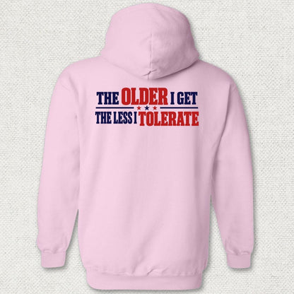 NavyHumor Hoodie Pink / S The Less I Tolerate Hoodie
