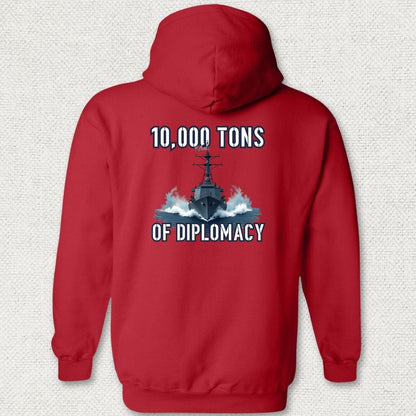 NavyHumor Hoodie Red / S Destroyer Diplomacy Hoodie