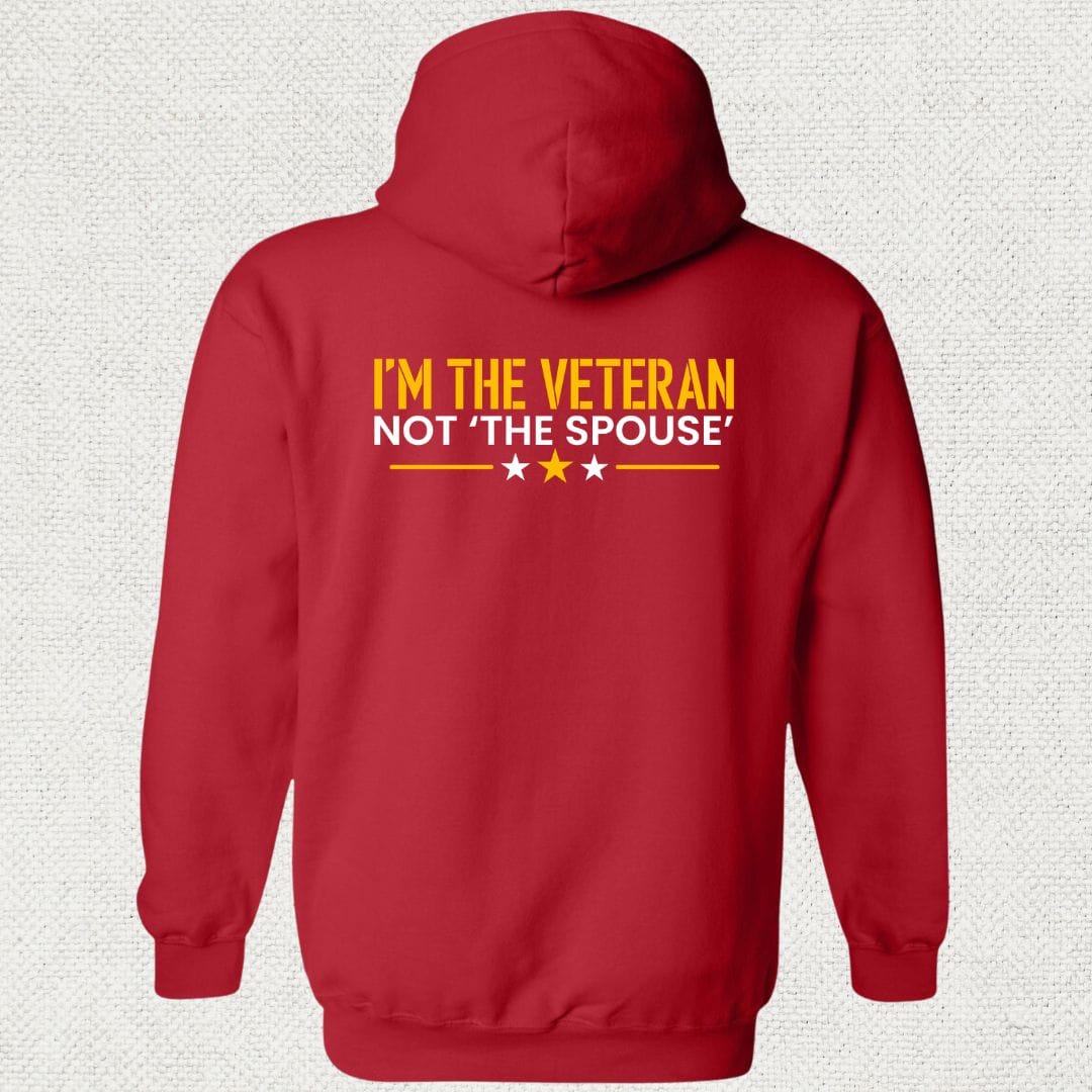 NavyHumor Hoodie Red / S I'm The Veteran Hoodie