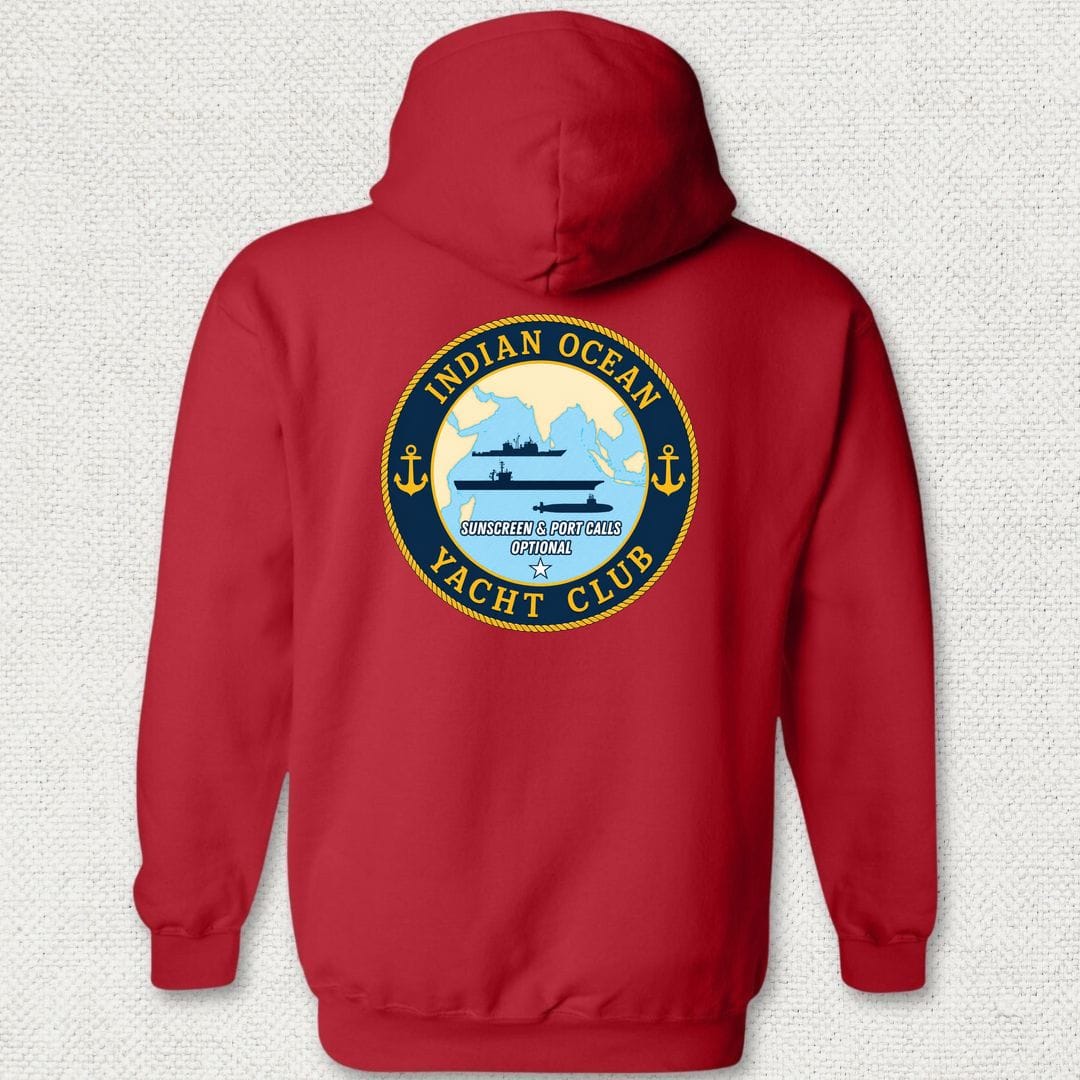 NavyHumor Hoodie Red / S Indian Ocean Yacht Club Hoodie