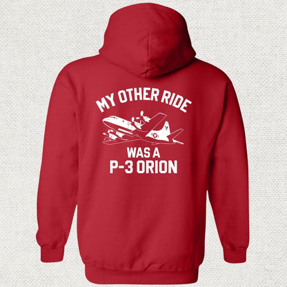 NavyHumor Hoodie Red / S My Other Ride Was A P-3 Orion Hoodie