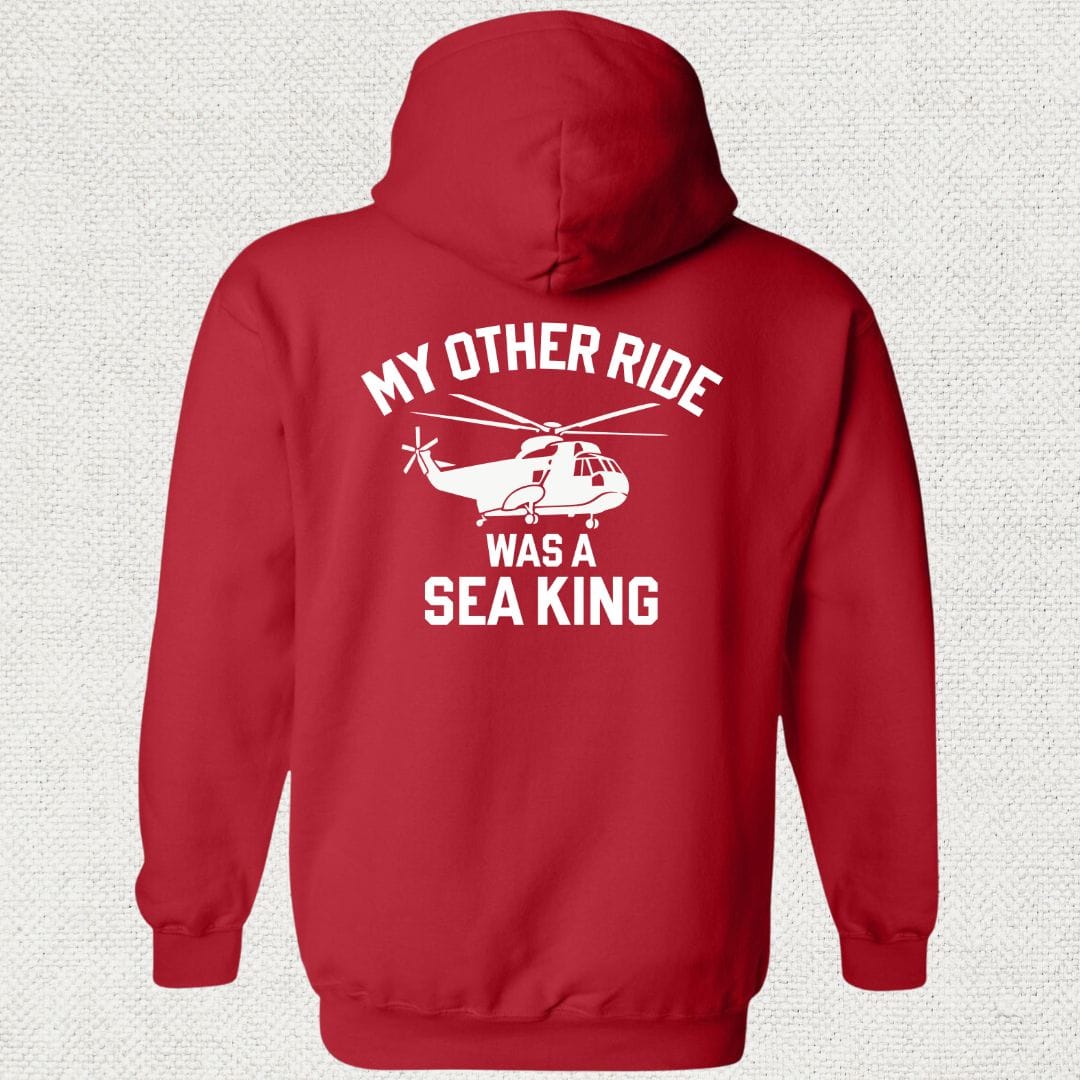 NavyHumor Hoodie Red / S My Other Ride Was A Sea King Hoodie