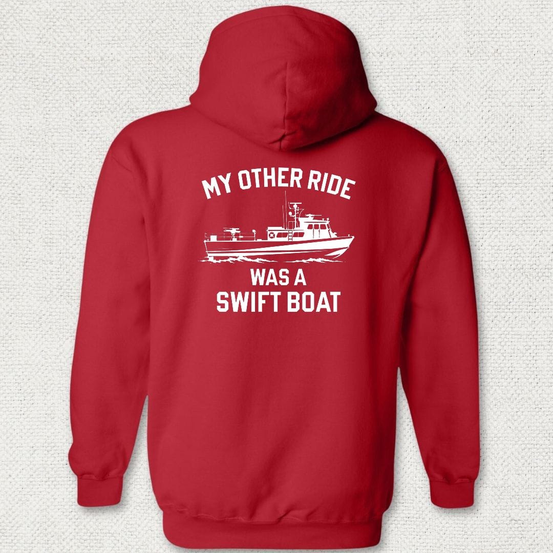 NavyHumor Hoodie Red / S My Other Ride Was A Swift Boat Hoodie