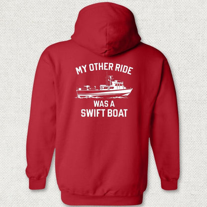 NavyHumor Hoodie Red / S My Other Ride Was A Swift Boat Hoodie