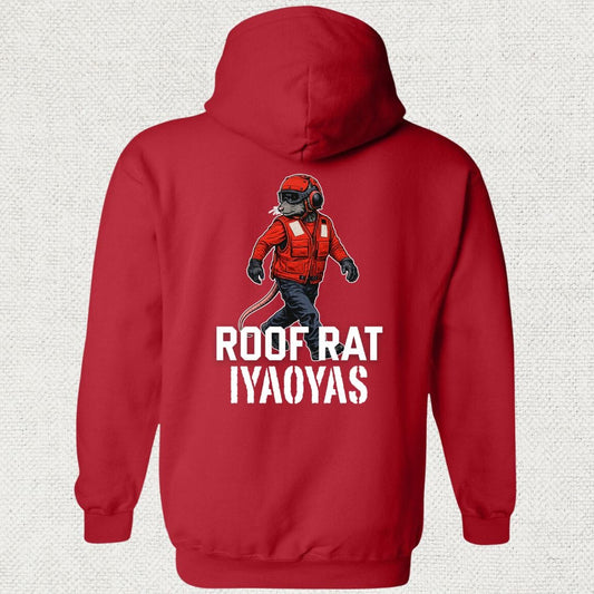 NavyHumor Hoodie Red / S Red Roof Rat - Hoodie