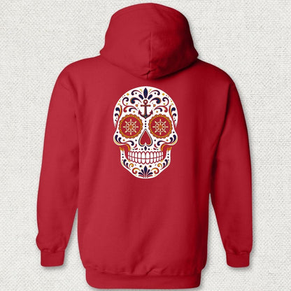 NavyHumor Hoodie Red / S Sailor Sugar Skull Hoodie