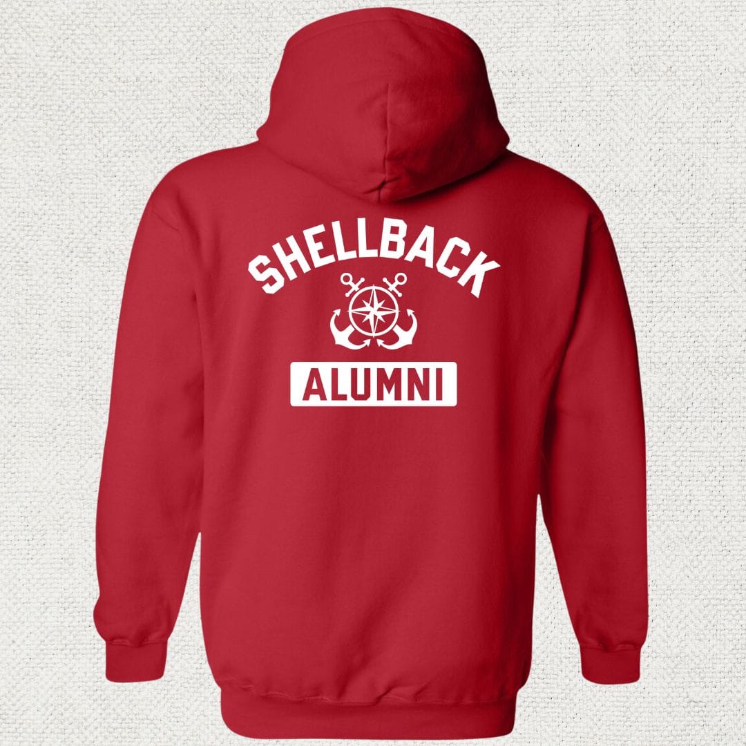NavyHumor Hoodie Red / S Shellback Alumni Hoodie