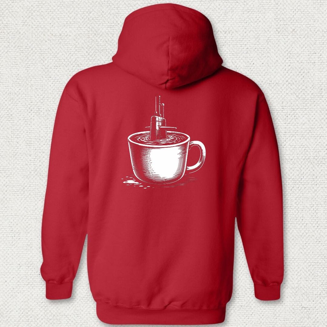 NavyHumor Hoodie Red / S Sub In A Cup Hoodie