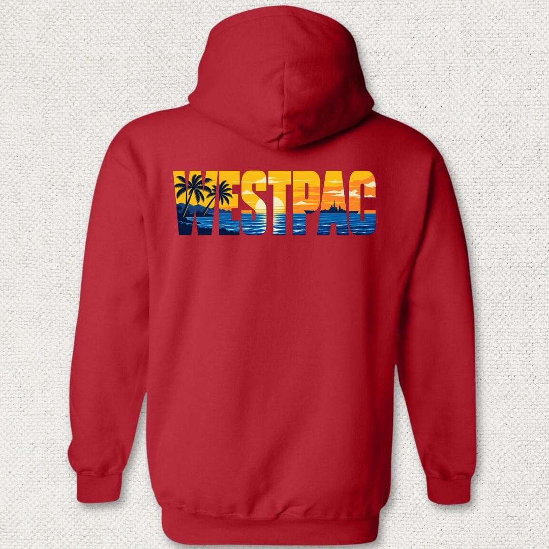 NavyHumor Hoodie Red / S WESTPAC Sunset Hoodie