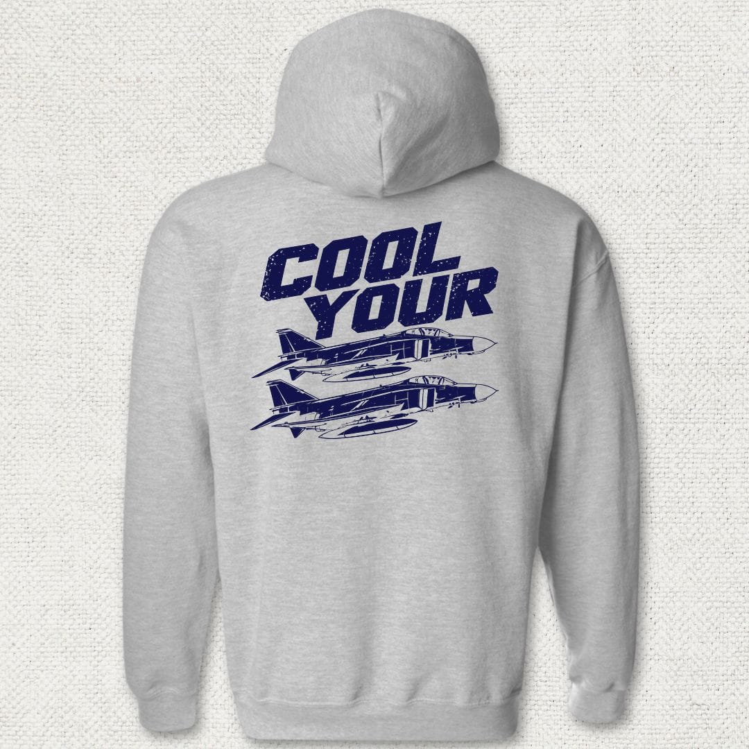 NavyHumor Hoodie Sport Grey / S Cool Your Jets Hoodie