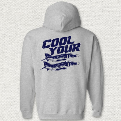 NavyHumor Hoodie Sport Grey / S Cool Your Jets Hoodie