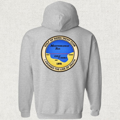NavyHumor Hoodie Sport Grey / S Gulf Of Sidra Yacht Club Hoodie