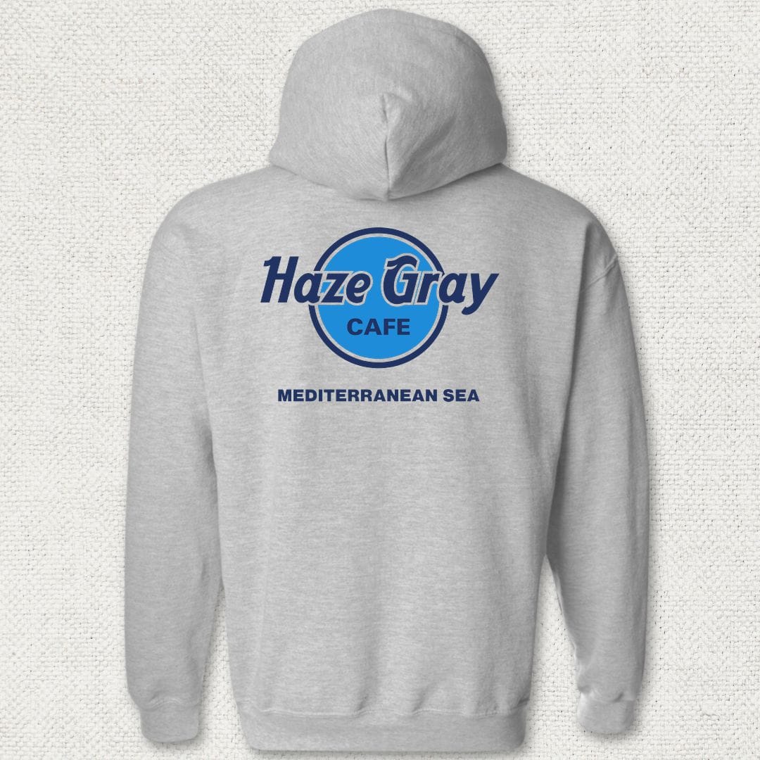 NavyHumor Hoodie Sport Grey / S Haze Gray Cafe - Mediterranean Sea Hoodie
