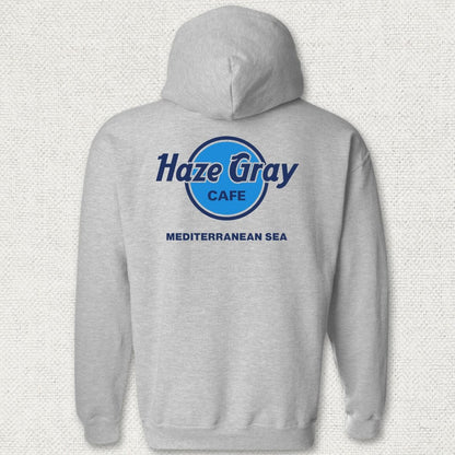 NavyHumor Hoodie Sport Grey / S Haze Gray Cafe - Mediterranean Sea Hoodie