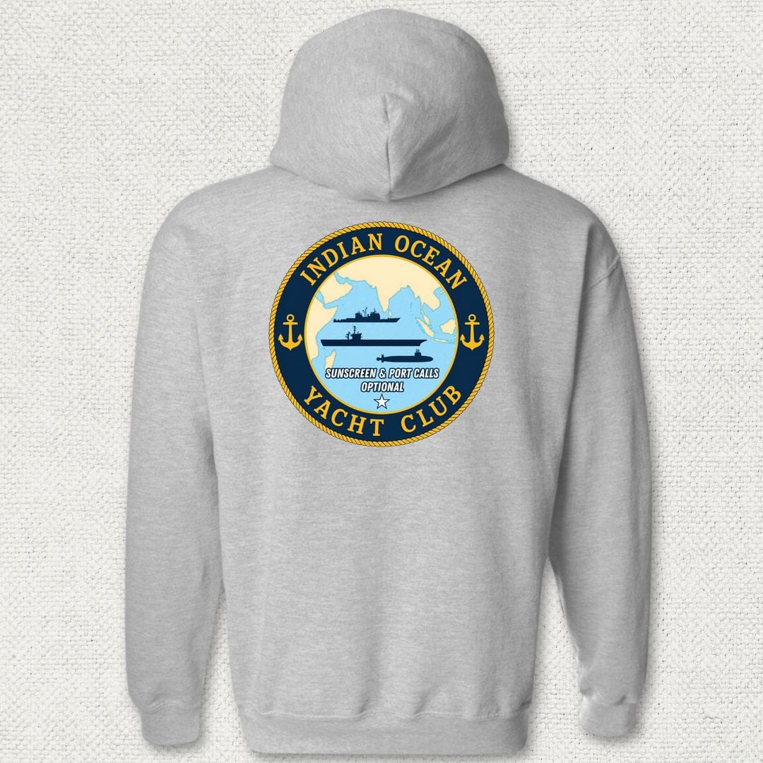NavyHumor Hoodie Sport Grey / S Indian Ocean Yacht Club Hoodie