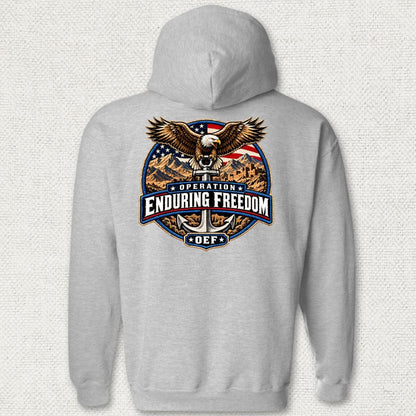 NavyHumor Hoodie Sport Grey / S Operation Enduring Freedom Hoodie