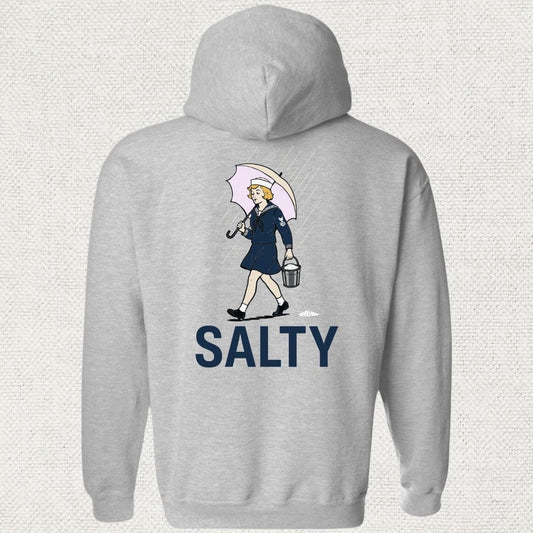 NavyHumor Hoodie Sport Grey / S Salty Girl Hoodie