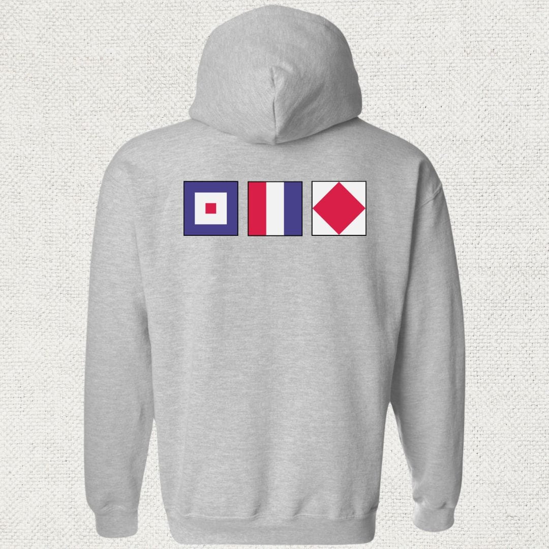 NavyHumor Hoodie Sport Grey / S WTF - Signal Flag Hoodie
