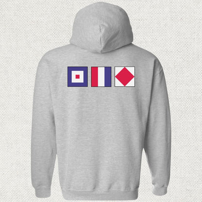 NavyHumor Hoodie Sport Grey / S WTF - Signal Flag Hoodie