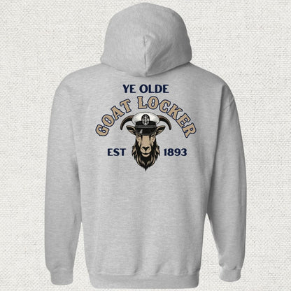 NavyHumor Hoodie Sport Grey / S Ye Olde Goat Locker Hoodie