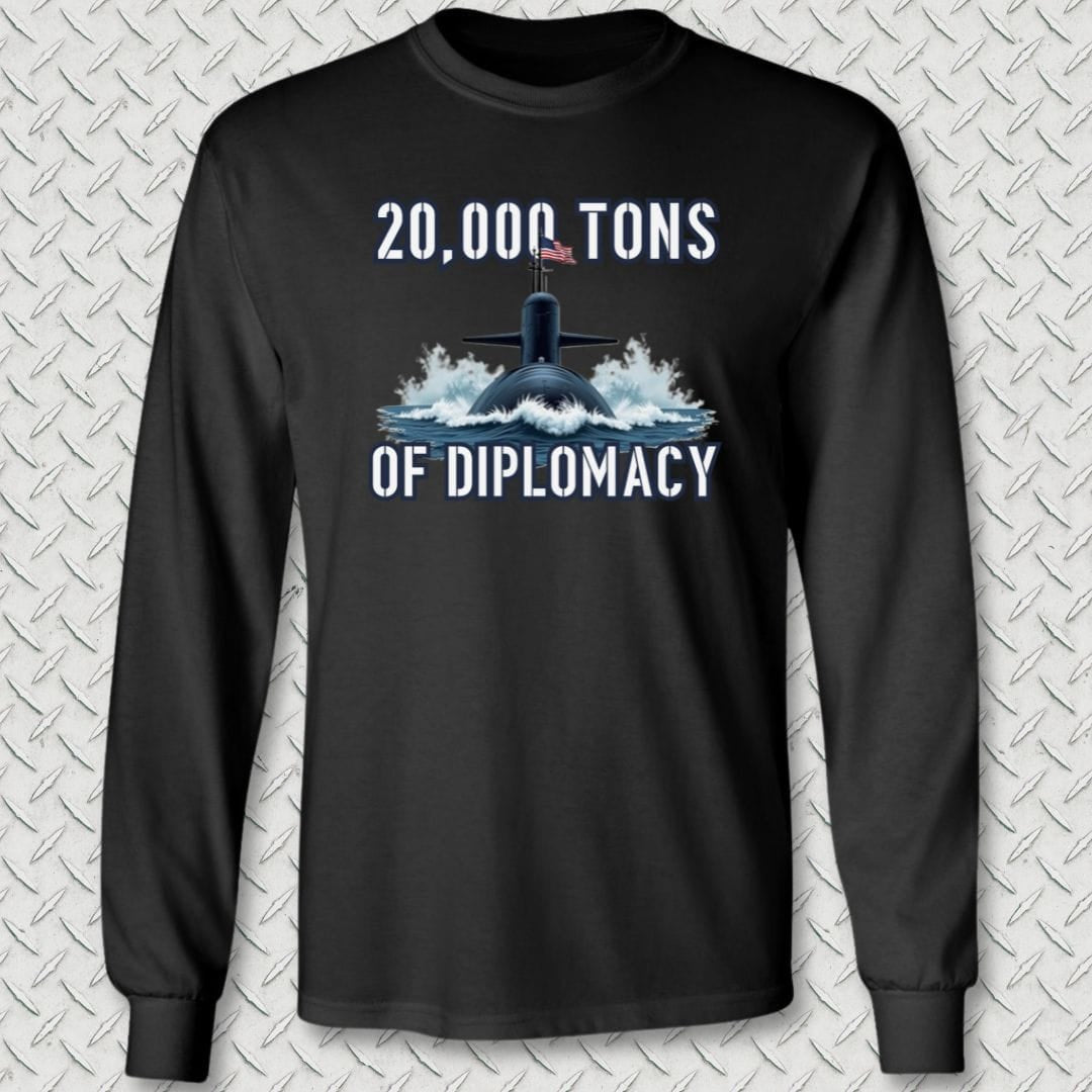 NavyHumor Long-sleeve Black / S Ballistic Diplomacy Long Sleeve Tee