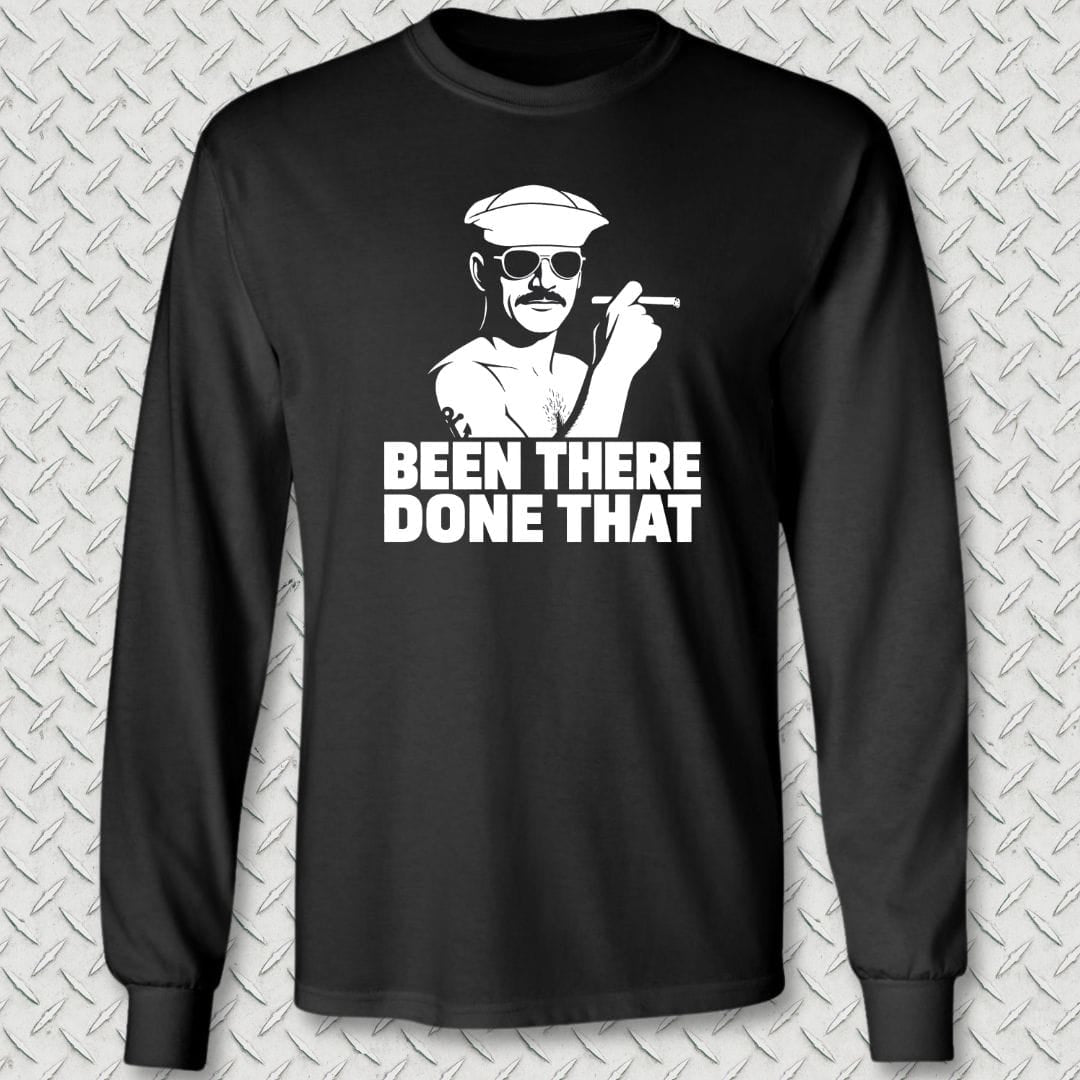 NavyHumor Long-sleeve Black / S Been There, Done That Long Sleeve Tee