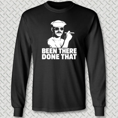 NavyHumor Long-sleeve Black / S Been There, Done That Long Sleeve Tee