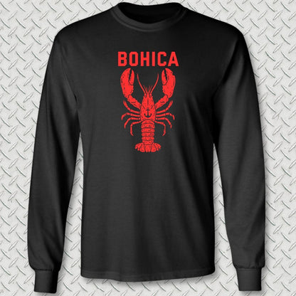 NavyHumor Long-sleeve Black / S BOHICA Lobster Long Sleeve Tee