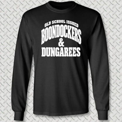 NavyHumor Long-sleeve Black / S Boondockers & Dungarees Long Sleeve Tee
