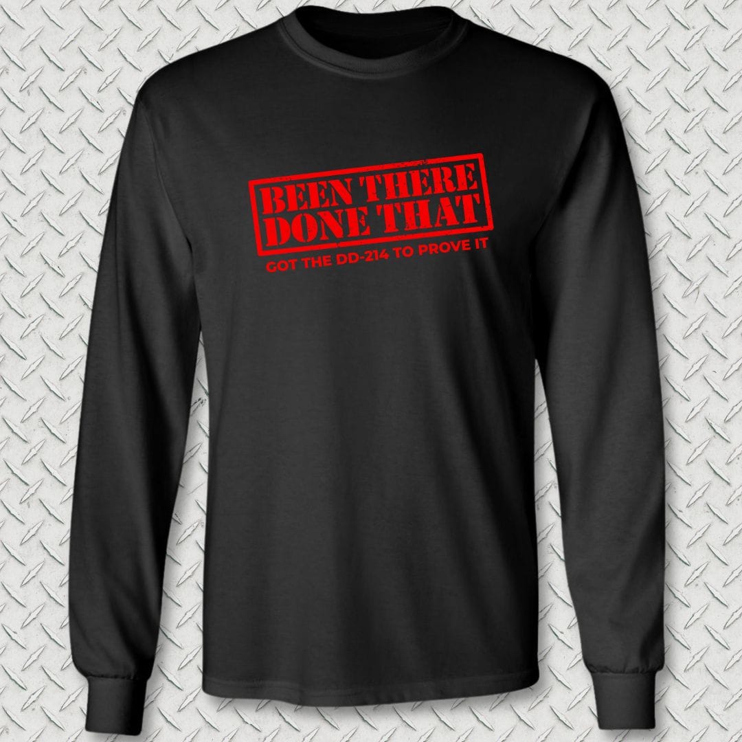 NavyHumor Long-sleeve Black / S BTDT - Got The DD-214 Long Sleeve Tee
