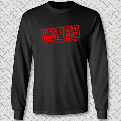 NavyHumor Long-sleeve Black / S BTDT - Got The DD-214 Long Sleeve Tee