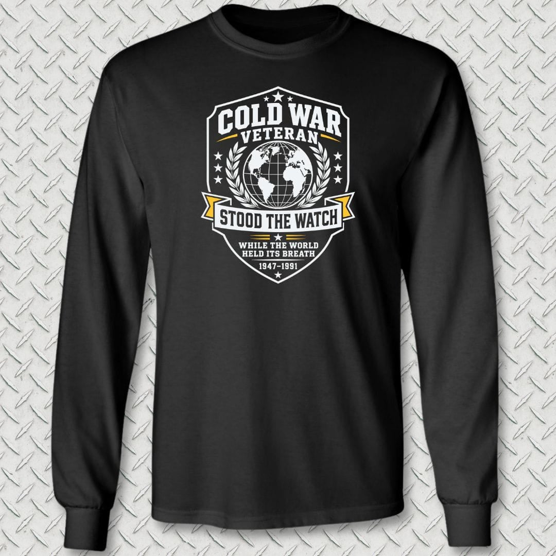NavyHumor Long-sleeve Black / S Cold War Veteran Long Sleeve Tee