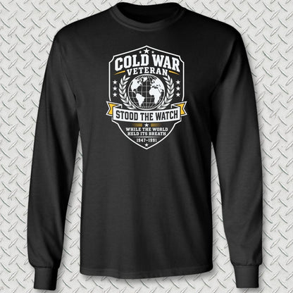NavyHumor Long-sleeve Black / S Cold War Veteran Long Sleeve Tee