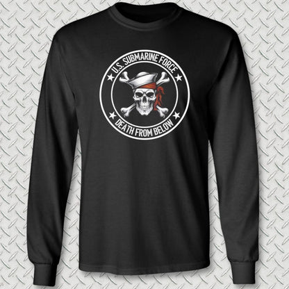 NavyHumor Long-sleeve Black / S Death From Below Long Sleeve Tee