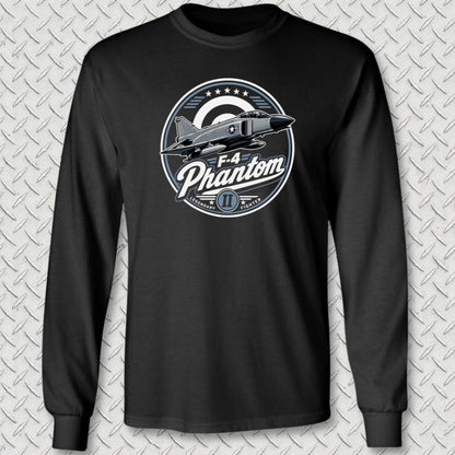 NavyHumor Long-sleeve Black / S F-4 Phantom Legendary Fighter Long Sleeve Tee