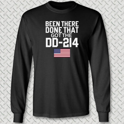 NavyHumor Long-sleeve Black / S Got The DD-214 Long Sleeve Tee
