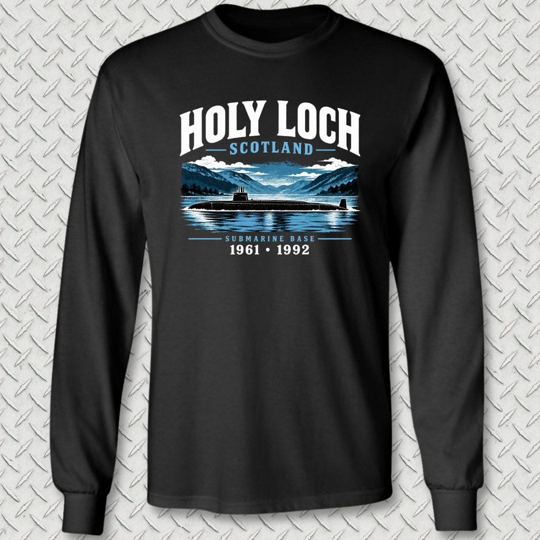 NavyHumor Long-sleeve Black / S Holy Loch, Scotland Long Sleeve Tee