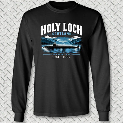 NavyHumor Long-sleeve Black / S Holy Loch, Scotland Long Sleeve Tee