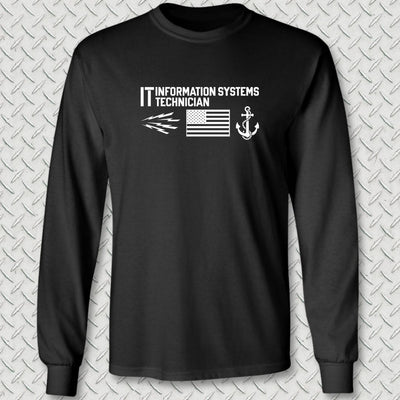 IT - Flag & Anchor Long Sleeve Tee