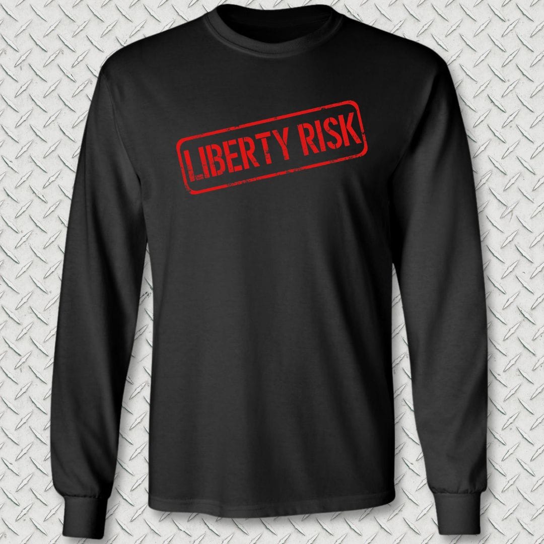 NavyHumor Long-sleeve Black / S Liberty Risk Long Sleeve Tee