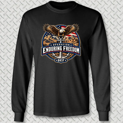 NavyHumor Long-sleeve Black / S Operation Enduring Freedom Long Sleeve Tee