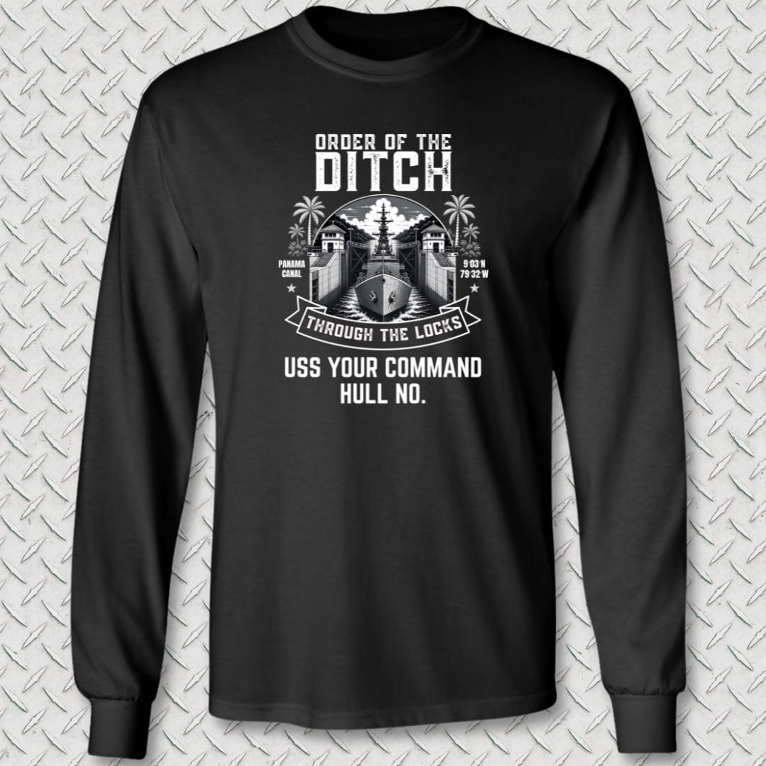 NavyHumor Long-sleeve Black / S Order of the Ditch - Add Your Command Long Sleeve Tee