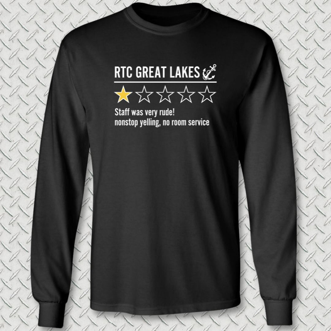 NavyHumor Long-sleeve Black / S RTC Great Lakes Review Long Sleeve Tee