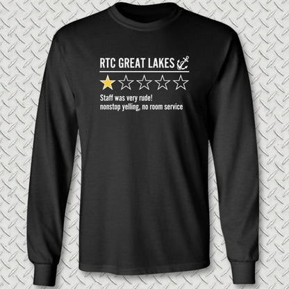 NavyHumor Long-sleeve Black / S RTC Great Lakes Review Long Sleeve Tee