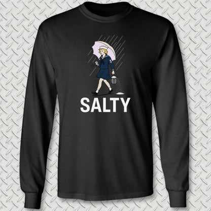 NavyHumor Long-sleeve Black / S Salty Girl Long Sleeve Tee