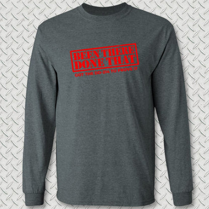 NavyHumor Long-sleeve Dark Heather / S BTDT - Got The DD-214 Long Sleeve Tee