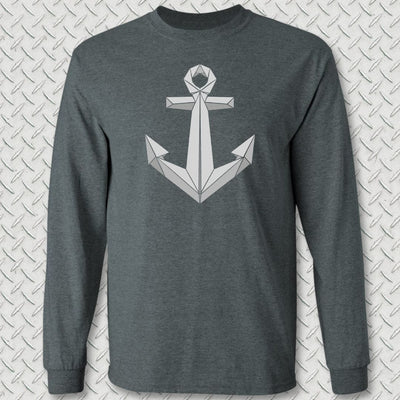 Origami Anchor Long Sleeve Tee